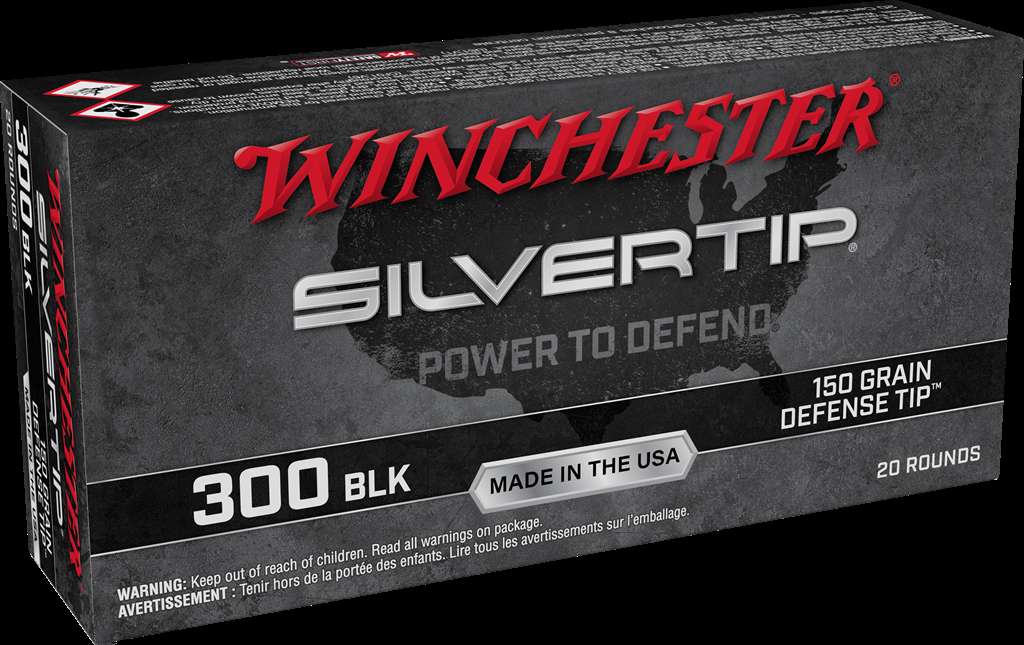 WINCHESTER SILVERTIP AMO 300BLK 150GR DEFENSE TIP 20RD (10 BOX CASE)-img-0