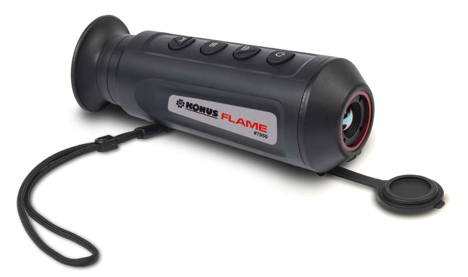 Konus 7950 Flame Thermal Monocular Black 0.6-2.4x 160x120, 60 Hz Resolution Digital 2x/4x Zoom