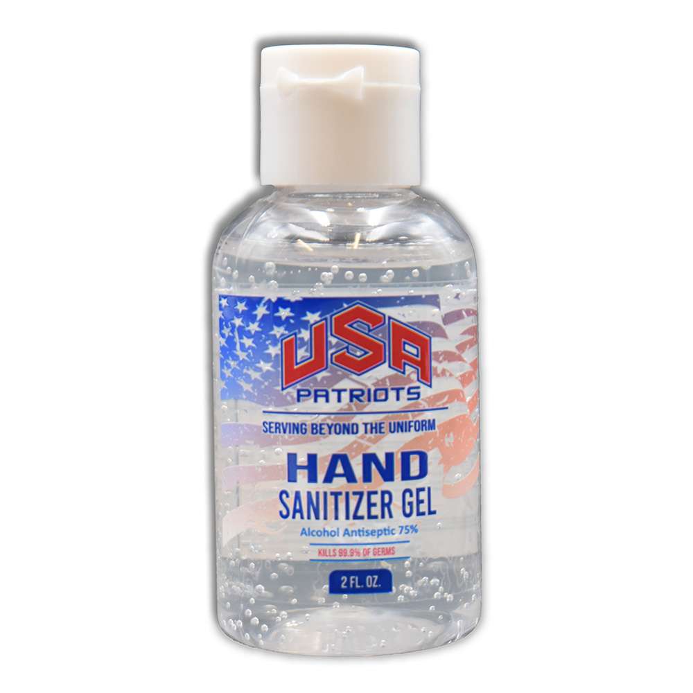 USA PATRIOTS HAND SANITIZER GEL 2OZ (MUST BUY 50 IN CASE) - Usa Patriots Hand Sanitizer