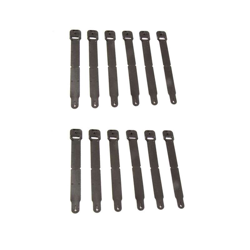 HIGH SPEED GEAR CLIP SHORT PACK OF 100 BLACK - High Speed Gear