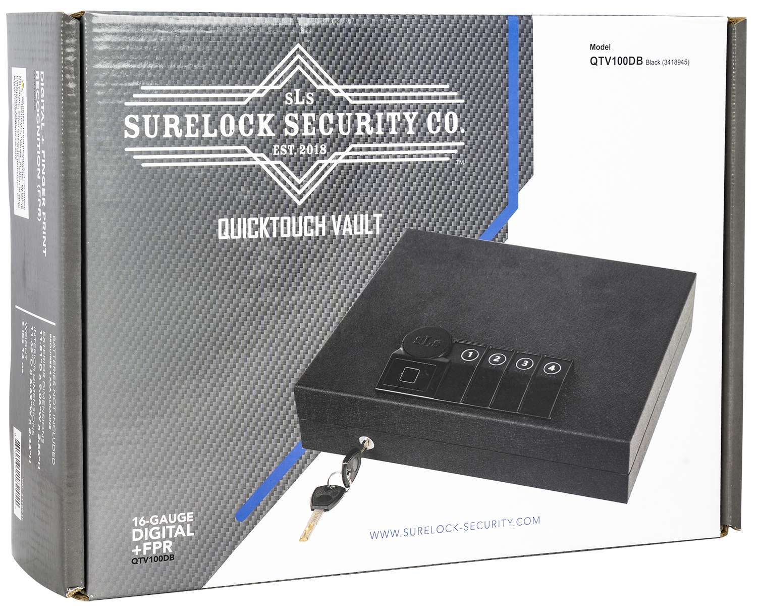 SURELOCK 3418945 QUICKTOUCH VAULTMODEL 100 DIG/BI Range USA