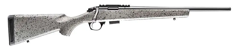 Bergara BMR005 BMR 17 HMR 5+1 20" Threaded Barrel, Matte Blued, Black Speckled Tactical Gray Synthetic Stock - Bergara - 17 HMR