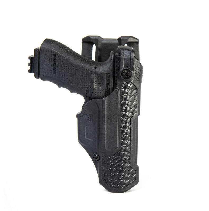 BLACKHAWK HOLSTER L3D T SERIES DUTY GLOCK 17 22 W/ STREAMLIGHT TLR7 TLRR LEFT HAND BASKETWEAVE - Blackhawk