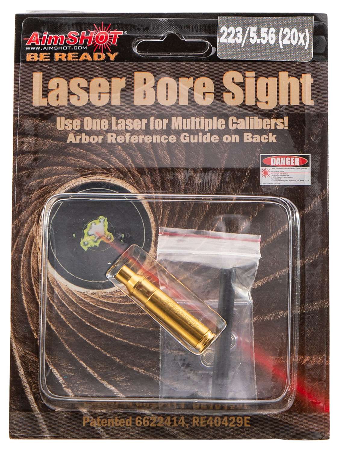 Aimshot BS22320X Boresight Laser 223 20x Laser Boresighter Cartridge