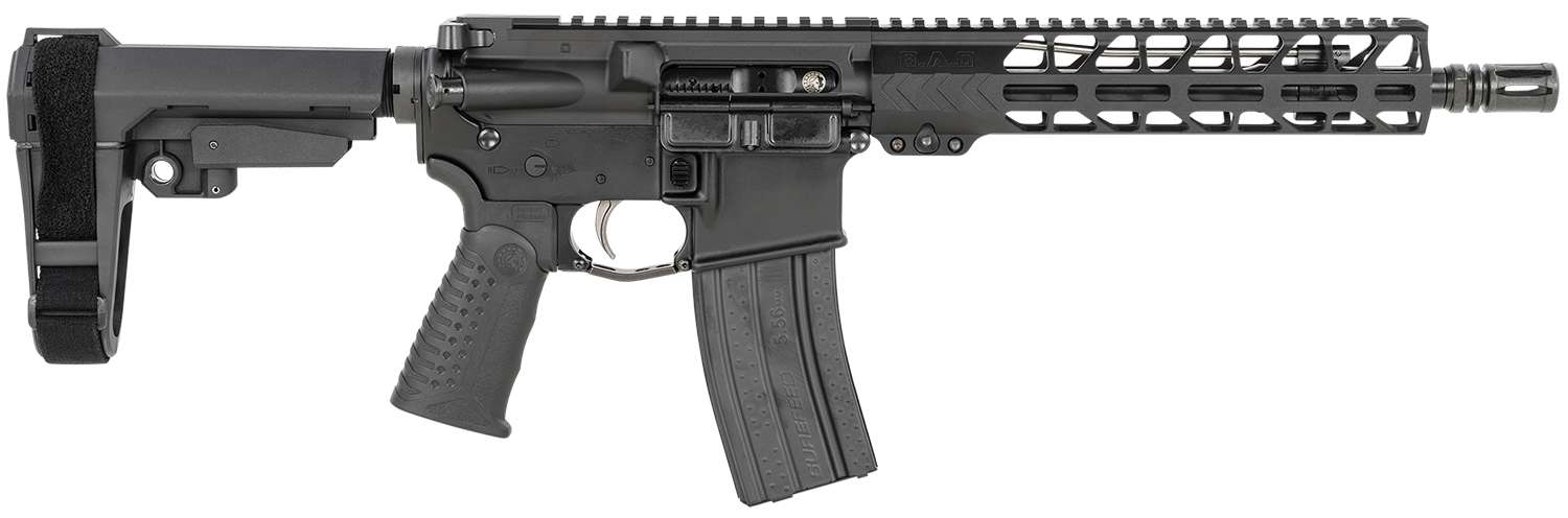 BATTLE ARMS WORKHORSE HGA 5.56 NATO 10.5IN BBL HARD ANODIZED BLACK OPTICS READY ADJ SBA3 BRACE