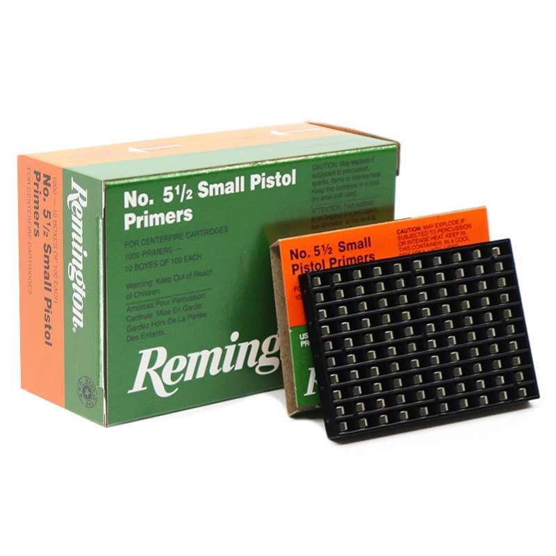 REMINGTON PRIMERS SMALL PISTOL 5-1/2 1000/BOX