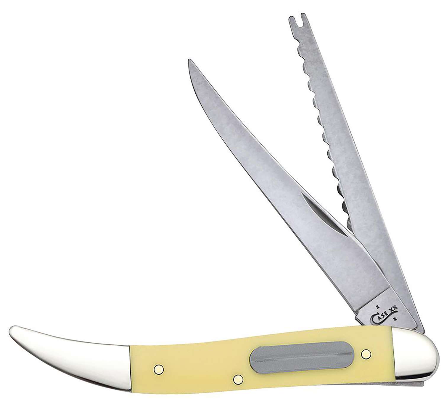 CASE 00120 YELLOW SYN SMOOTH FISHING KNIFE Range USA