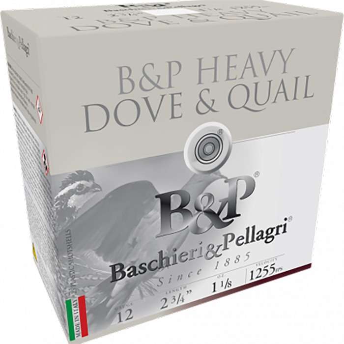 Baschieri & Pellagri Heavy Dove And Quail Steel 12GA 2.75" 1oz #7 250rd ...