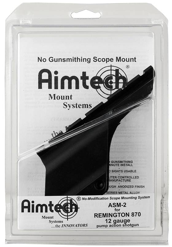 Aimtech ASM-2 Shotgun Saddle Scope Mount Red Dot Mount for Remington 870 12ga 