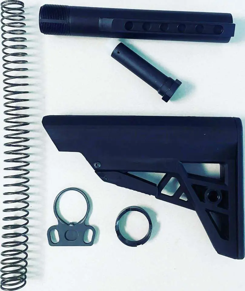 thumbnail image 2 of ATI Marlin Thumbhole Rifle Stock – Black Glass Filled Nylon, MAR3000, .22 LR, Durable 2 of 5