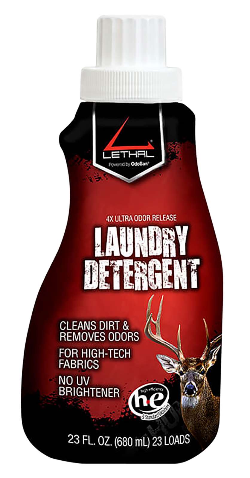 Lethal 9686D6723Z Scent Free Laundry Detergent Fragrance Free 23 oz