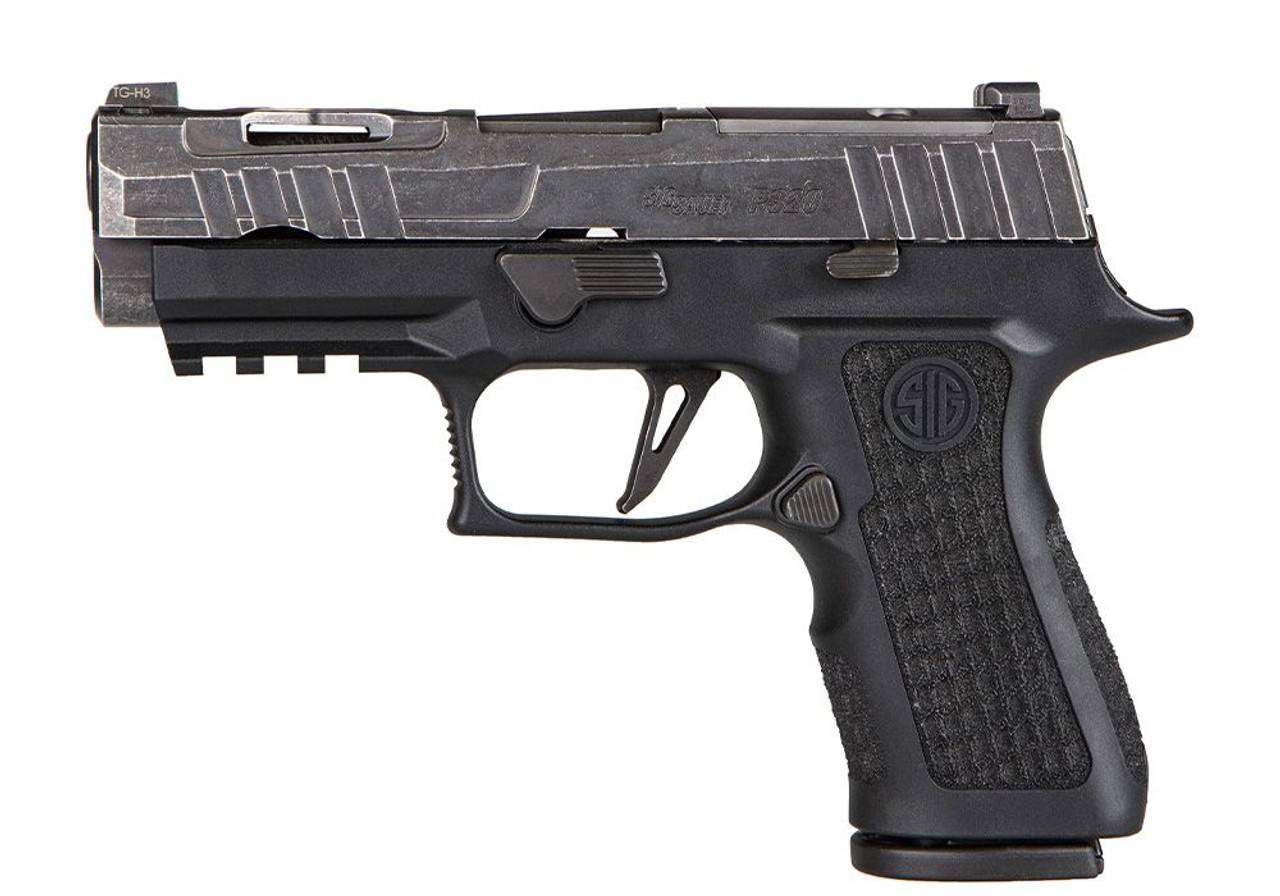 SIG SAUER P320 XCOMPACT SPECTRE HGA 9MM 3.9IN BBL XR3 OR DISSTRESSED BLK 3 10RD MAGS SS FRAME - Sig Sauer