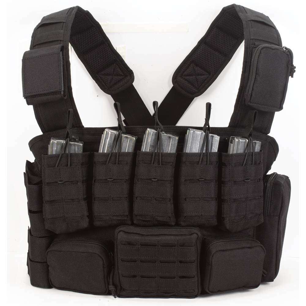 VOODOO TACTICAL TACTICAL CHEST RIG (BLACK) - Voodoo Tactical