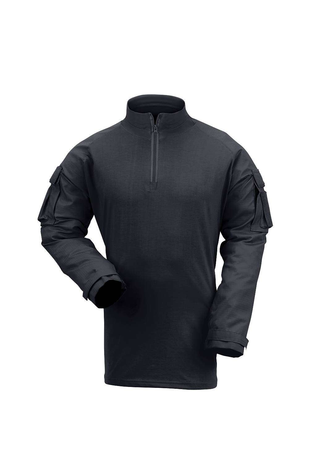 VOODOO TACTICAL TACTICAL COMBAT SHIRT WITH ZIPPER (BLACK/M) - Voodoo Tactical