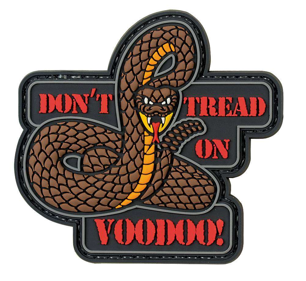 VOODOO TACTICAL DON'T TREAD ON VOODOO! RUBBER PATCH (2.5") - Voodoo Tactical