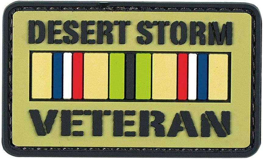 VOODOO TACTICAL DESERT STORM VETERAN - RUBBER PATCH - Voodoo Tactical