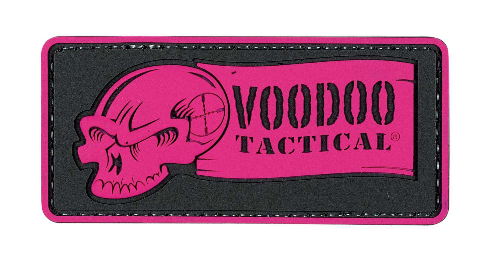 VOODOO TACTICAL VOODOO RIBBON LOGO - RUBBER PATCH - FUCHSIA - Voodoo Tactical