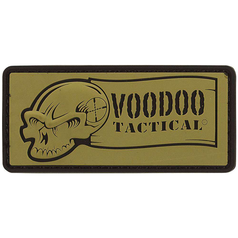 VOODOO TACTICAL RUBBER PATCH - VOODOO TACTICAL LOGO (COYOTE) - Voodoo Tactical