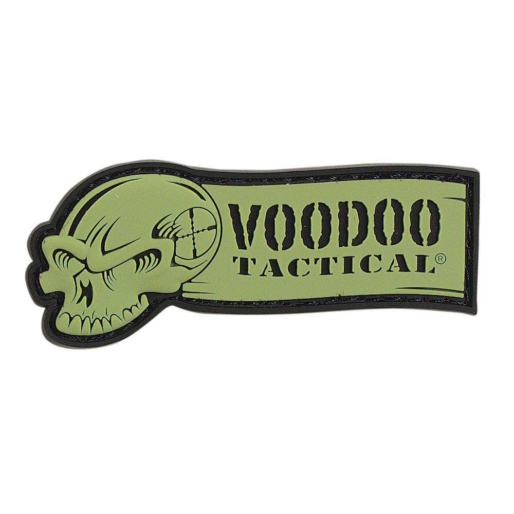 VOODOO TACTICAL RUBBER PATCH - VOODOO TACTICAL RIBBON LOGO (OD) - Voodoo Tactical