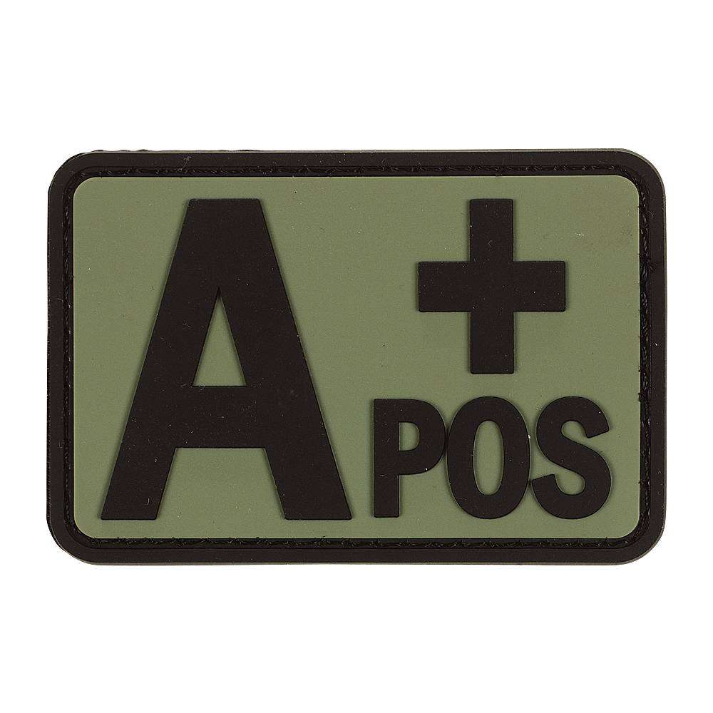 VOODOO TACTICAL BLOOD TYPE RUBBER PATCH (A+ POS/OD) - Voodoo Tactical