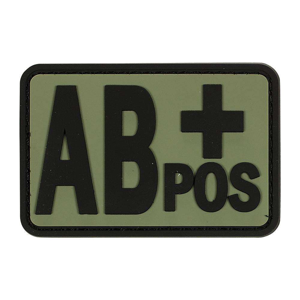 VOODOO TACTICAL BLOOD TYPE RUBBER PATCH (AB+ POS/OD) - Voodoo Tactical