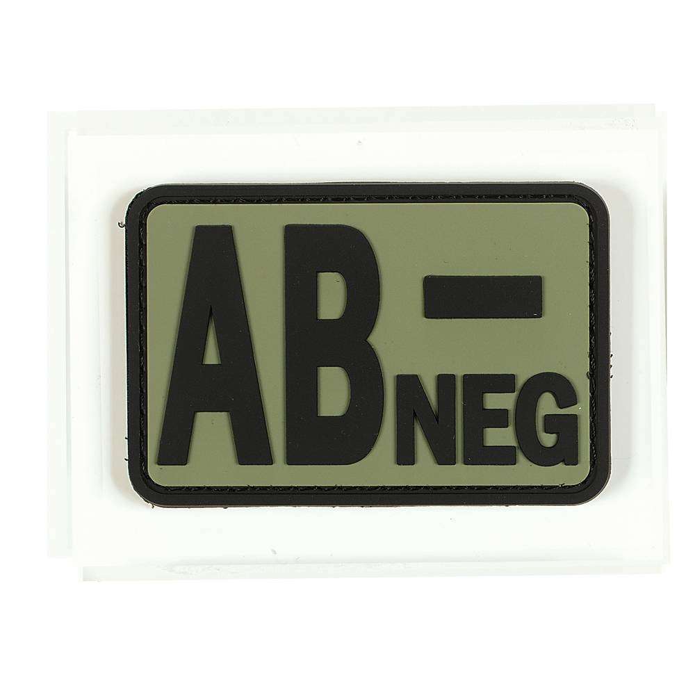 VOODOO TACTICAL BLOOD TYPE RUBBER PATCH (AB- NEG/OD) - Voodoo Tactical