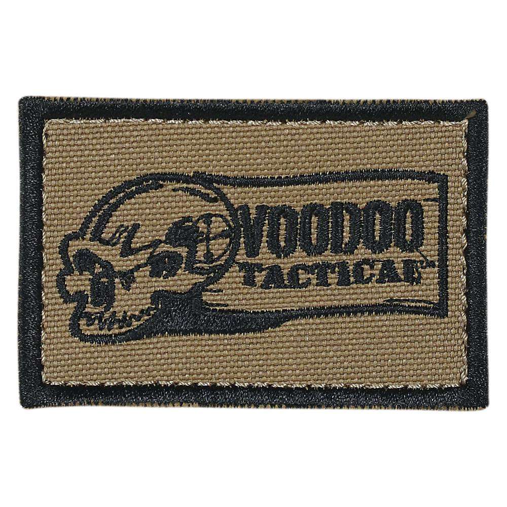 VOODOO TACTICAL EMBROIDERED VOODOO TACTICAL LOGO PATCH (COYOTE) - Voodoo Tactical