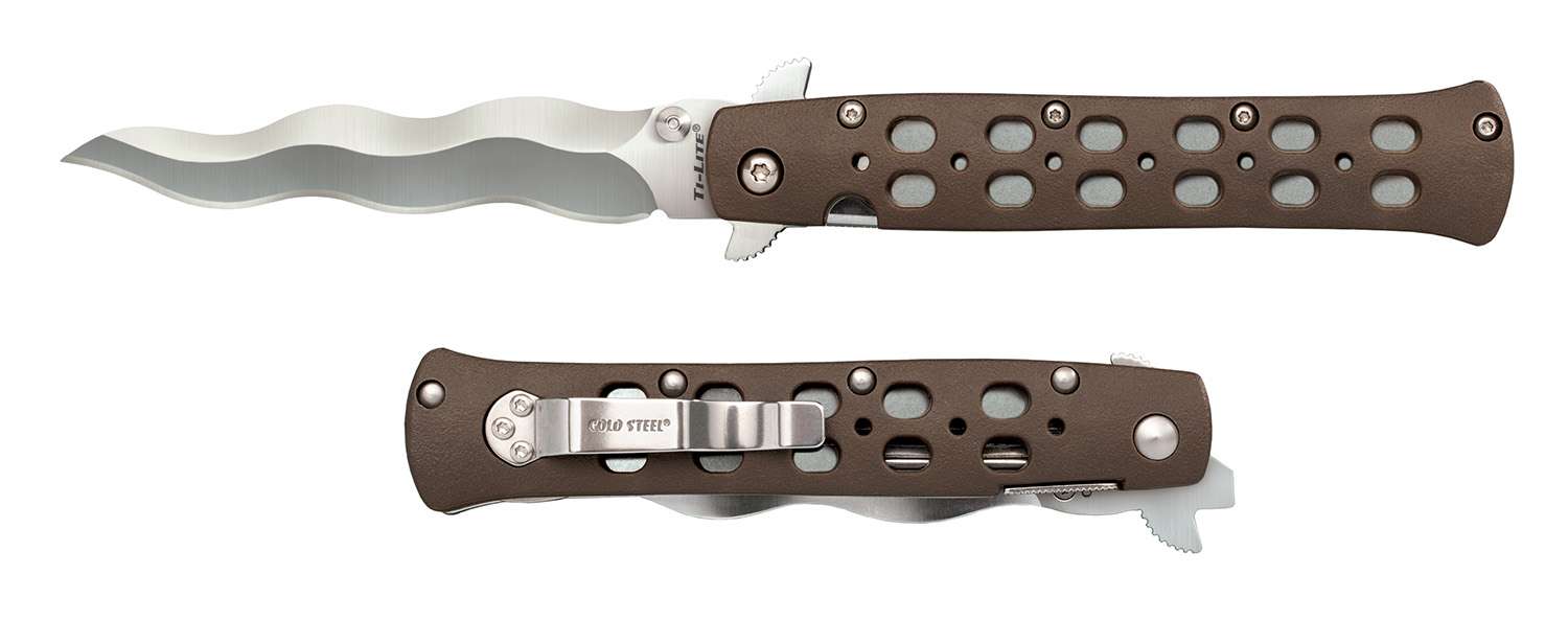 COLD STEEL TI-LITE 8.75 IN OAL 4 IN FOLDING KRIS BLADE ( BOX ) | Range USA