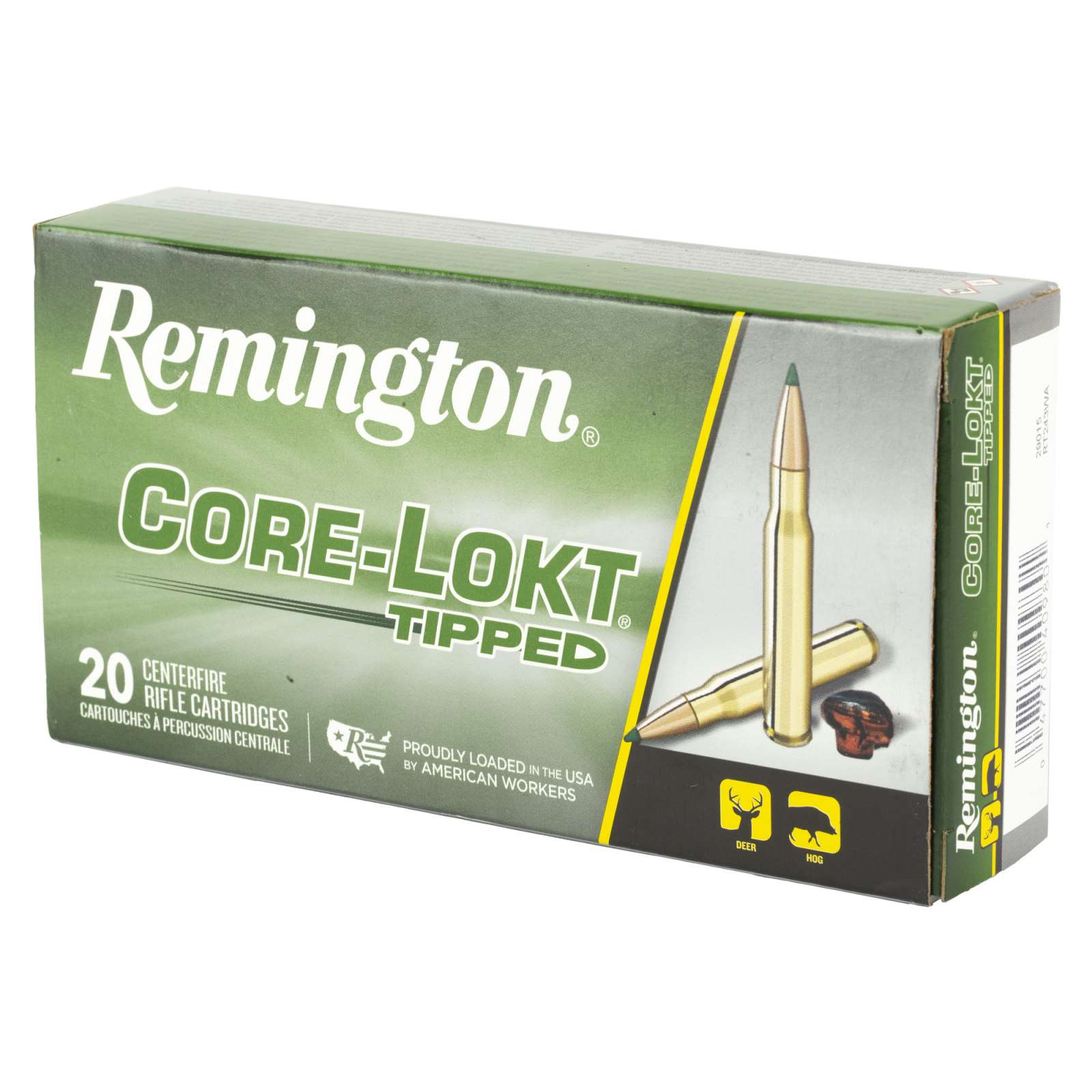 Remington Ammunition 29015 Core-Lokt Rifle Ammo 243 Win 95 gr Core-Lokt Tip-img-2