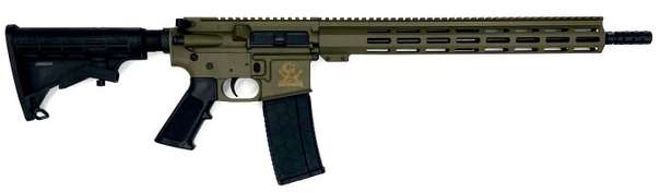 GLFA AR-15 Rifle 5.56 NATO Semi Auto Olive Drab Green Finish-img-0