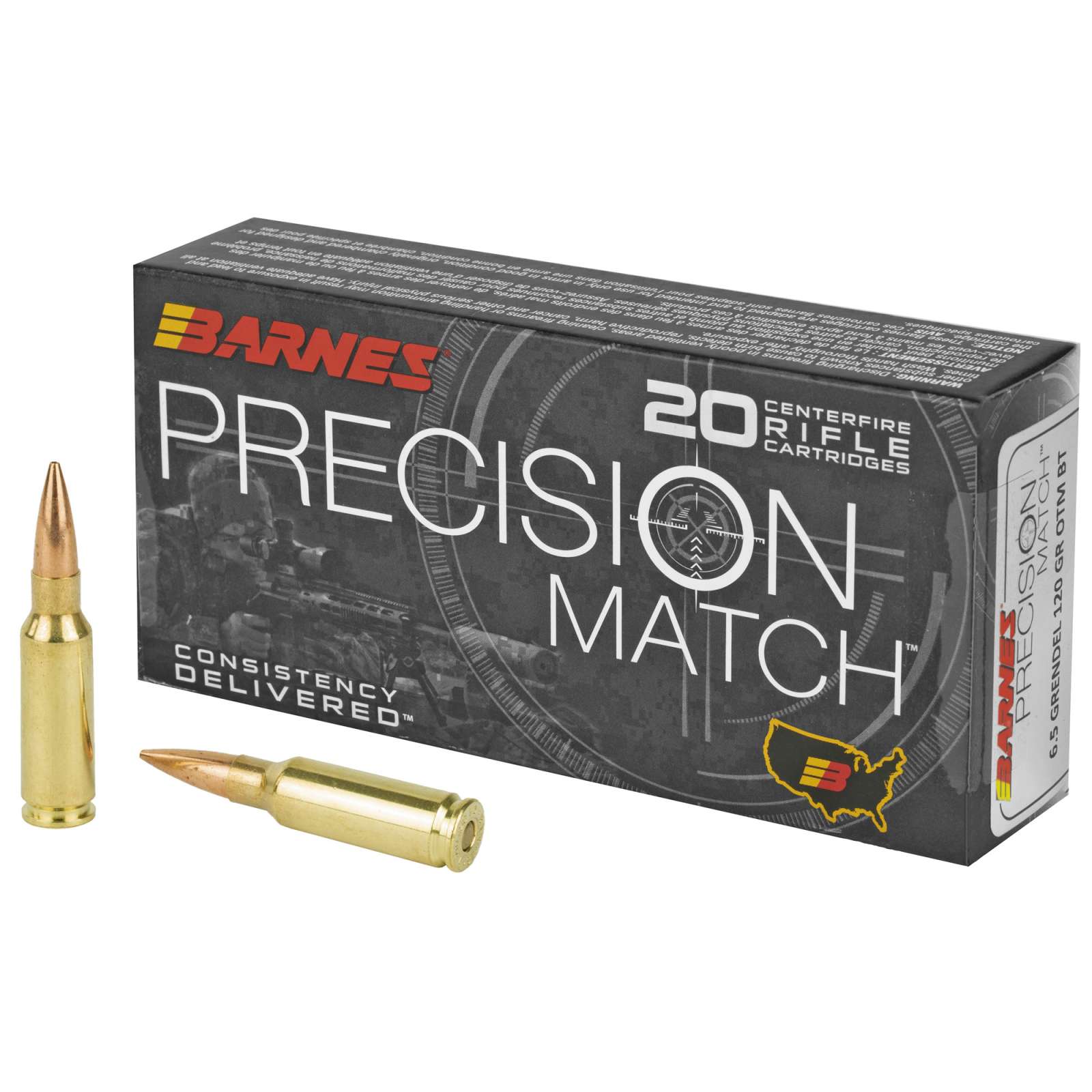 CASE OF 10 AMMO 6.5 GRENDEL 120 GR OTM-BT 20RD/BX | Locked & Loaded Limited