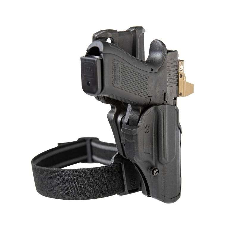 BLACKHAWK HOLSTER L2C OVERT T SERIES GLOCK 17/19/22/23/31/32/45 LH BLACK - Blackhawk