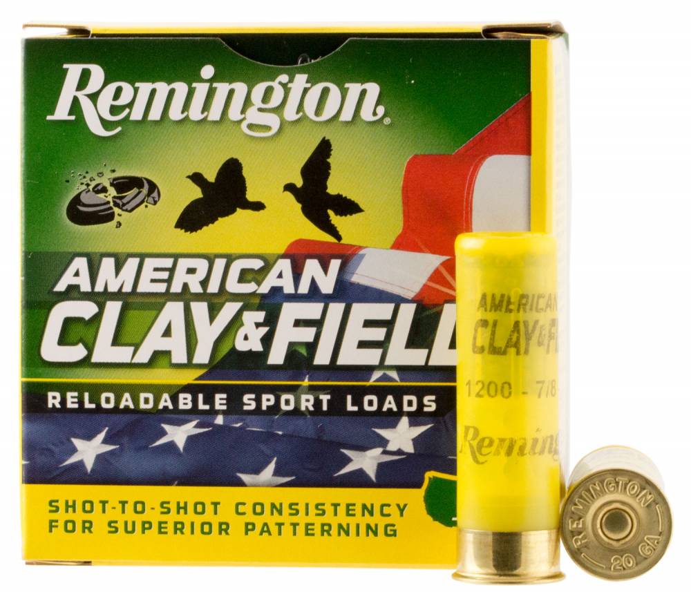 Remington Ammunition American Clay and Field Sport Loads 12 Gauge 2.75" 1-1/8 oz 7.5 Shot 25 Bx/ 10 - Remington