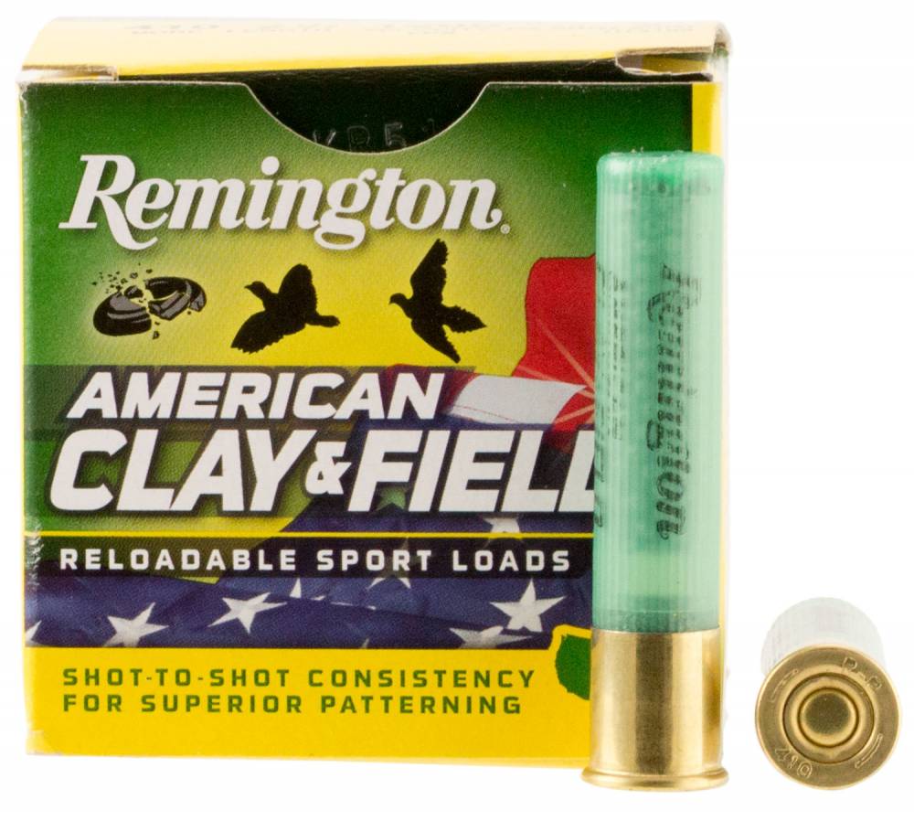 Remington Ammunition American Clay and Field Sport Loads 410 Gauge 2.5" 1/2 oz 9 Shot 25 Bx/ 10 - Remington Ammo