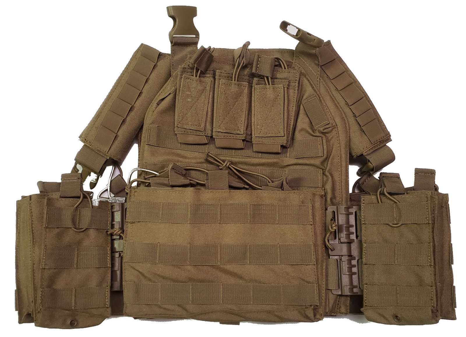 GUARD DOG BODY ARMOR SHEPPARD PLATE CARRIER FDE ADJUSTABLE WITH