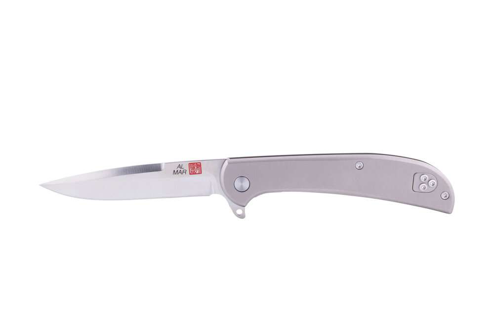 AL MAR KNIVES UL TITANIUM FALCON 3.15" D2 BLADE - Al Mar Knives