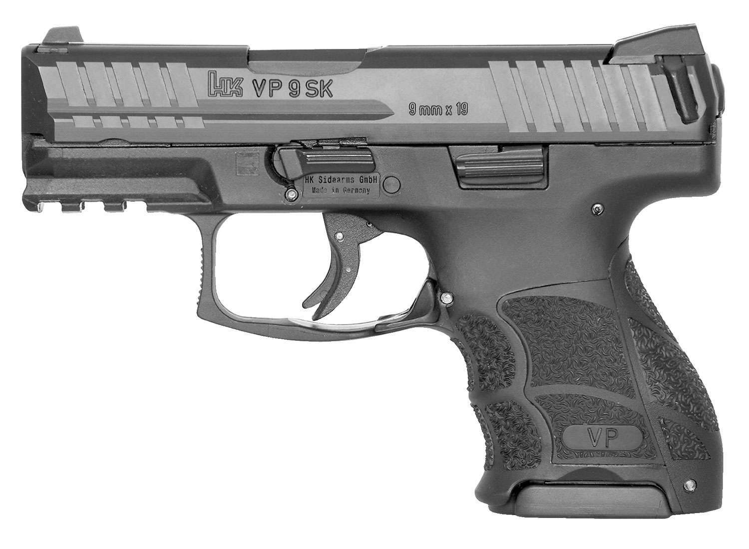 H&K VP9SK HGA 9MM 3.39" BBL BLACL NS 1/13 2/10RD MAGS - Hk