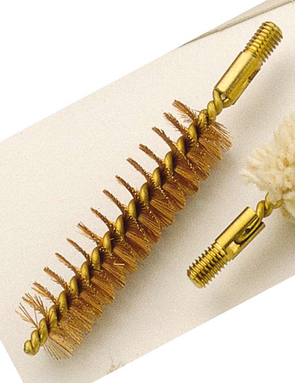 TRADITIONS MUZZLELOADING 45 CAL BRONZE BORE BRUSH 10/32 THREAD ( 6 PER CASE ) - Traditions