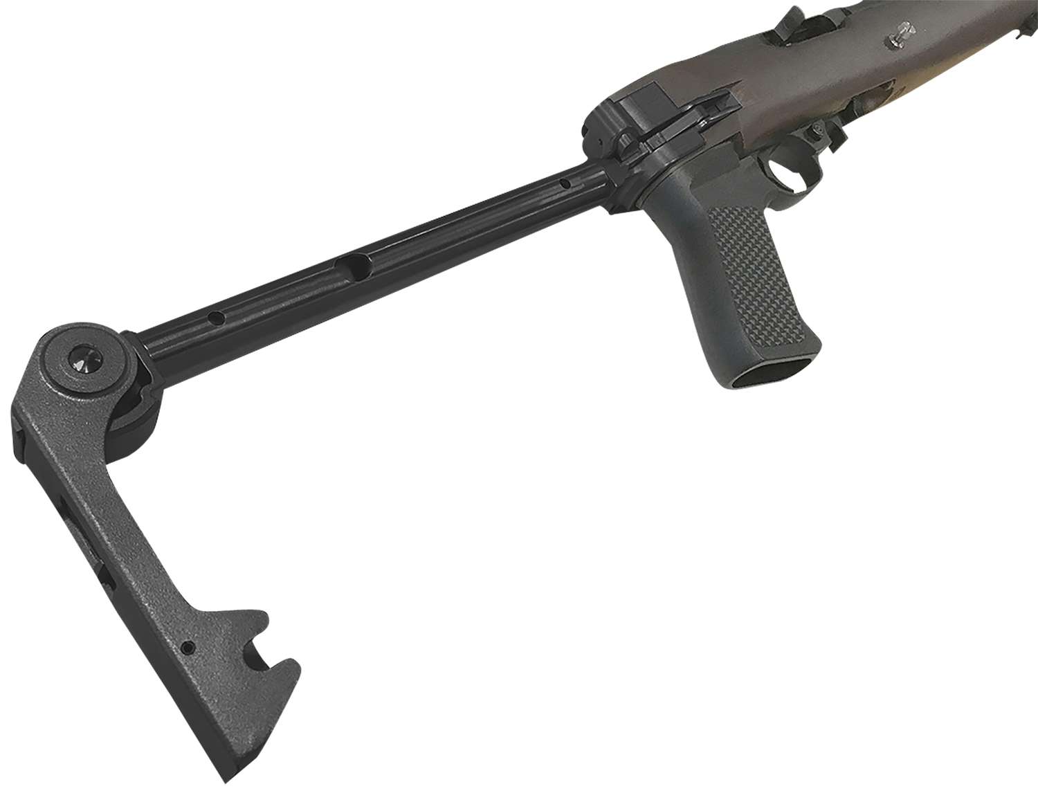 Samson 10-00037-03 B-TM Folding Stock Black Oxide Steel & Walnut Finish ...