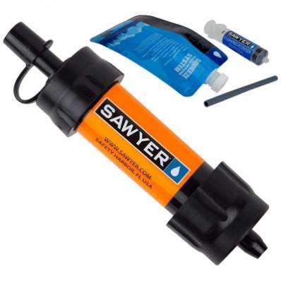 Sawyer MINI Water Filtration System - Orange - Sawyer Insect Repellent