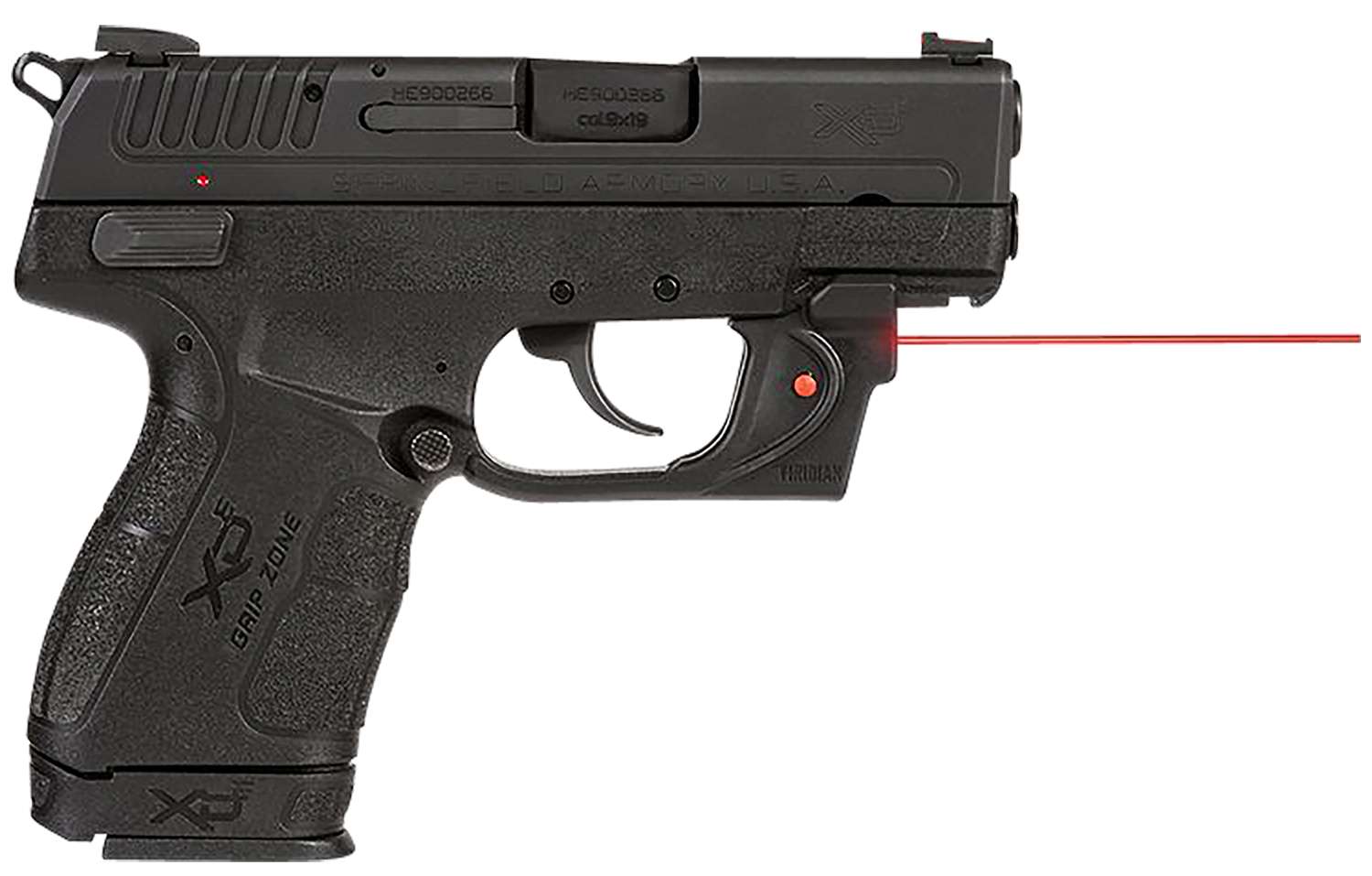 Viridian Essential Red Laser Sight For Springfield Xde Non Ecr Retail