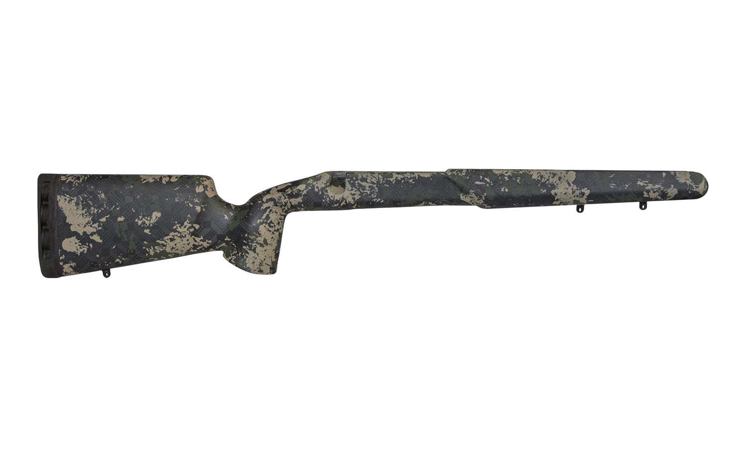 The EKO is a composite rifle stock that combines key features from both