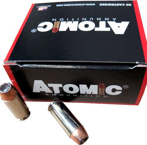 ATOMIC AMMO 10MM 155GR. BONDED JHP 20-PACK - 