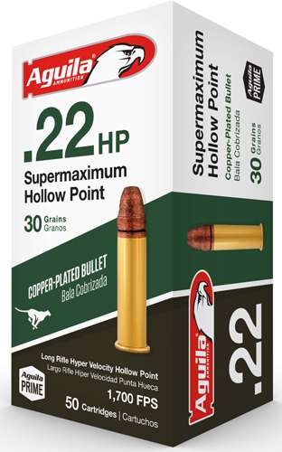 AGUILA AMMO .22LR CASE LOT SUPER MAX 30GR LDRN 1000RD CAS - Aguila