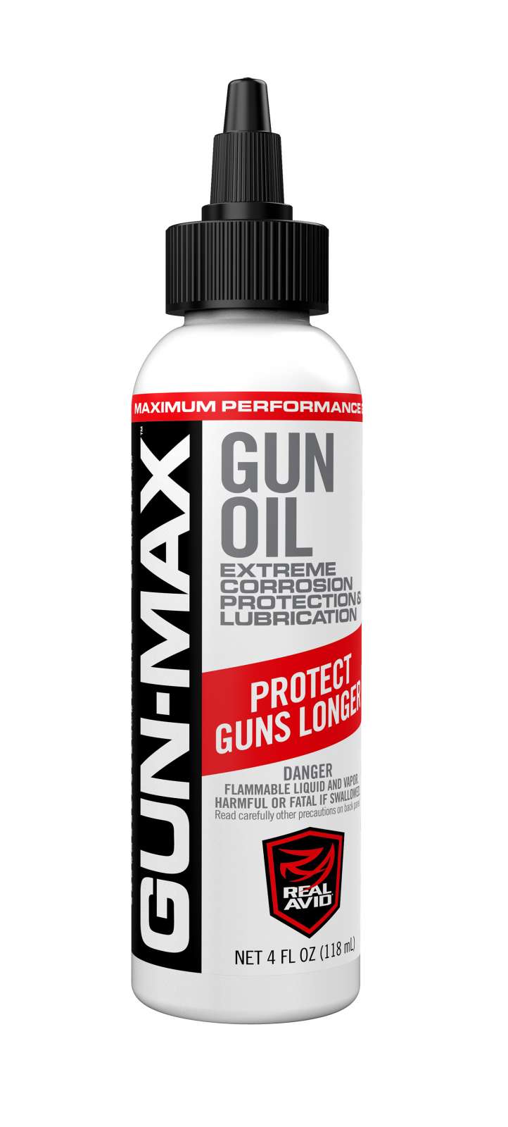 AVID AVBMGO4L GUNMAX GUN OIL 4OZ BOTTLE Range USA