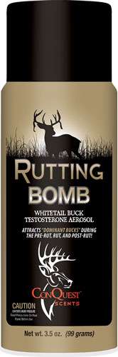 CONQUEST SCENTS DEER LURE RUTTING BUCK BOMB AERO 3.5OZ - Conquest Scents