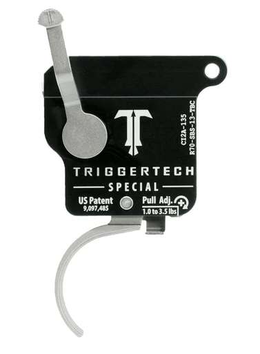 TRIGGER TECH R700 BLK SPECIAL PRO CURVED BLK/BLK SINGLE STAGE RH TRIGGER 1 TO 3.5 LBS - Triggertech