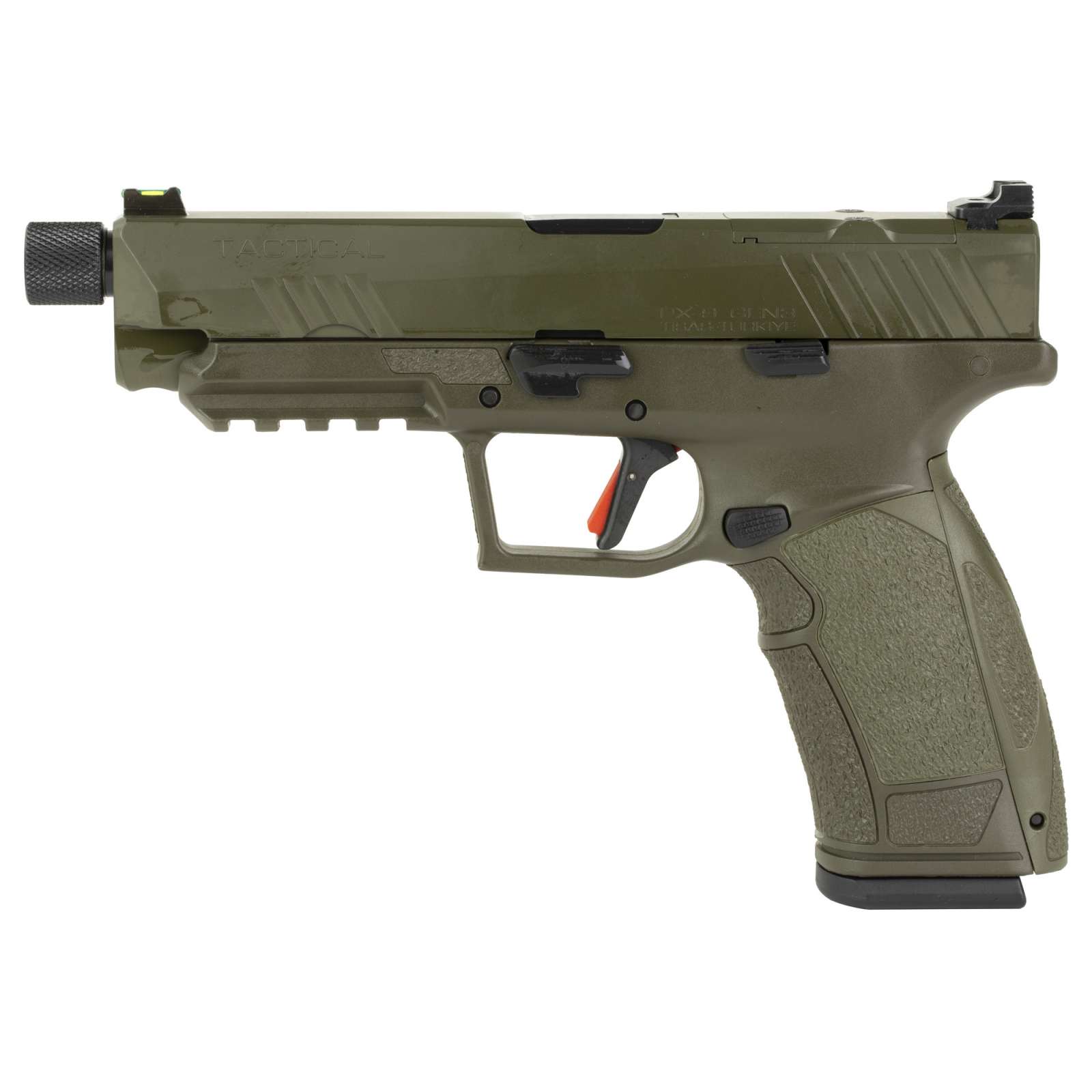 SDS Imports PX-9 Gen 3 Tactical 9mm 5.1" Threaded Barrel OD Green 10-Round Pistol