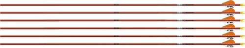 EASTON ARROW FMJ 5MM 400 W/ 2" BULLY VANES 6-PACK AUTUMN ORG - Easton