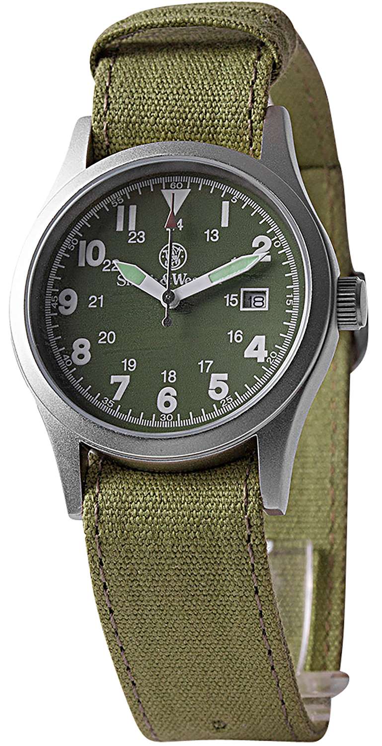 S&W Pepper Spray SWW1464OD Smith & Wesson Military Watch Olive Drab Green DACK Outdoors